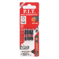 Биты ударные   T40х25 мм 3 шт в уп. P.I.T. ASDR01-25T40