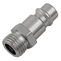 Ниппель универсальный быстросъемный (папа), внешняя резьба 1/4, 2 шт. STELS 57053