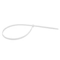 Стяжка кабельная PRO 4.8х370 нейлоновая белая (100 шт.) Крепдил KD 0518 D