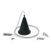 Комплект подвесов для трековых шинопроводов Черный 1шт Track Gauss GAUSS TR119