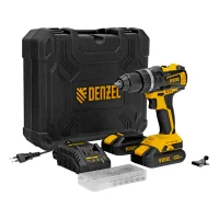 Дрель-шуруповерт аккумуляторная ударная бесщет CIDB-IB-18-02, Li-Ion, 18 В, 2 акк. Denzel 26130