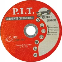 Диск отрезной по металлу   125х22.2х1.2 мм 10 шт в уп. P.I.T. ACTW01-1251