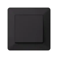 ATLASDESIGN AIR 1-постовая РАМКА, КАРБОН/дымчатый черный Systeme Electric ATN221001