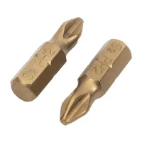 Бита РН2 25 мм (2шт) S2 Pro Интерскол 0411 017