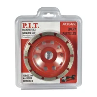 Чашка алмазная шлифовальная турбо   125х222 мм P.I.T. APLS19-125B