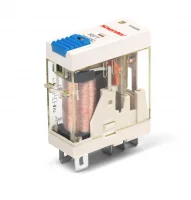 Реле промежуточное.  мех. индикация, тест-кнопка с блокировкой RUCELF RFT1CO730LT