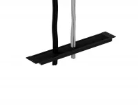 Ввод щеточный кабельный универсальный для настенных шкафов серии WP и напольных шкафов серии SL. MR. цвет черный (RAL 9004) SYSMATRIX BE 0501.900