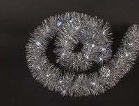 Гирлянда новогодняя светодиодная NGF-D043-02 мишура белая Navigator Group 95042 30613