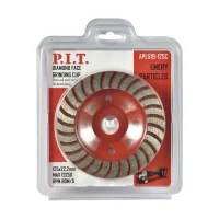 Чашка алмазная шлифовальная однорядная   125х222 мм P.I.T. APLS19-125C