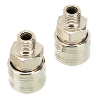 Муфта универсальная быстросъемная (мама), внешняя резьба 1/4, 2 шт. STELS 57051