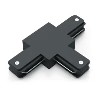 Коннектор для трековых шинопроводов AC 220В Черный IP20 Т-образный Track Gauss GAUSS TR109