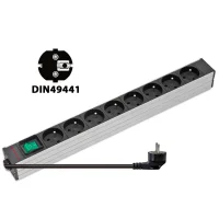 Блок розеток 8 портов. 1.8м. Шнур SYSMATRIX PD 0804.019