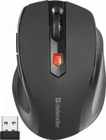 Мышь беспроводная Ultra мм-315 800-1600 dpi, 6 кнопок, черный Defender 52315 1000472431