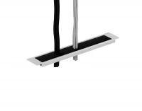 Ввод щеточный кабельный для настенных шкафов серии WP и напольных шкафов серии SL. MR. цвет серый (RAL 7035) SYSMATRIX BE 0501.700