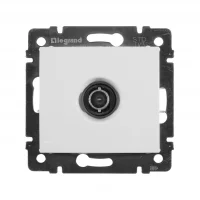 VALENA Розетка телевизионная TV проходная 14дБ в рамку белая Legrand/Daccord 774431