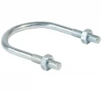 Хомут U-образный 1 1/4' М8 33-45 оцинкованная сталь ГОСТ 24137-80 без гаек Мир хомутов VENT1 1/4М8UCH51