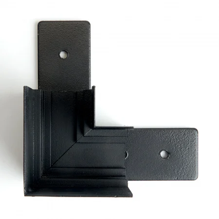 LD2001 41977 Соединитель угловой черный для низковольтного накладного шинопровода FERON 