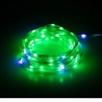 Умная гирлянда RGB, 10 м, ПДУ (управление цветом и режимами), таймер, USB, 100 LED, IP20 ERASG -01 ЭРА Б0060432
