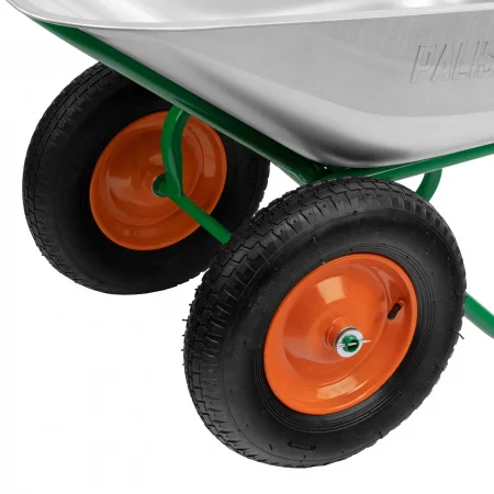 689233 Тачка садово-строительная, 2-х колесная, усиленная, грузоподъемность 320 кг, объем 100 л Matrix 