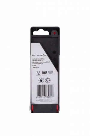 Набор сверел по металлу из быстрорежущей стали HSS-G 6 шт Интерскол 18101.006