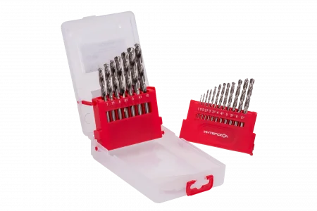 Набор сверел по металлу из быстрорежущей стали HSS-G 19 шт Интерскол 18101.019