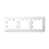 ATLASDESIGN AIR 3-постовая РАМКА, ЛОТОС/дымчатый белый Systeme Electric ATN221303