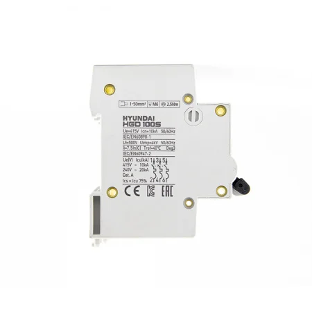 Автоматический выключатель HGD100S 3PMCS0000C 00125  3 полюса, 125А, ток к.з. 10kA, хар-ка C (STANDARD) Элком 13.04.001121