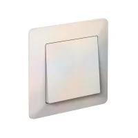 ATLASDESIGN AIR 1-постовая РАМКА, ЖЕМЧУГ/дымчатый белый Systeme Electric ATN220401