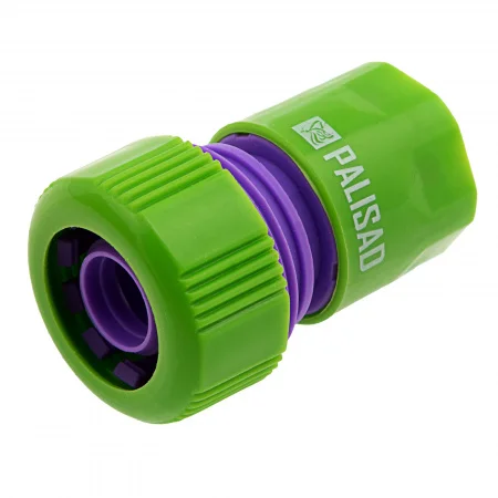 Соединитель пластмассовый быстросъемный для шланга 3/5 Matrix 66160