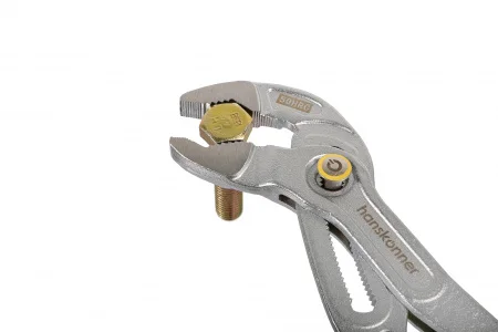 Клещи переставные 300мм с кнопочным шарниром раскрытие губ. 70мм(>75%) CrV Sturm HK1020-06-A300