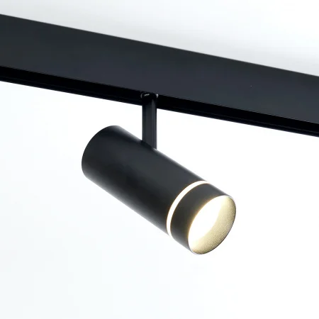 Светильник светодиодный трековый магнитный на шинопровод ДПО-10w 4000К 800Лм 48v черный FERON MGN304 41951