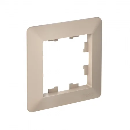 ATLASDESIGN AIR 1-постовая РАМКА, ПЕСОЧНЫЙ/дымчатый белый Systeme Electric ATN221201