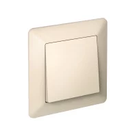 ATLASDESIGN AIR 1-постовая РАМКА, БЕЖЕВЫЙ/дымчатый белый Systeme Electric ATN220201