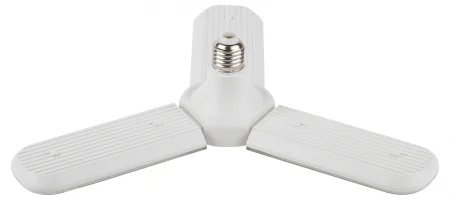 Б0057285 Фитолампа для растений светодиодная FITO-24W-Ra90-E27-FOLD 3-х лепестковая полного спектра 24 Вт Е27 ЭРА 