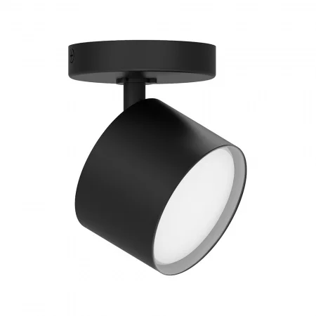 Светильник ДБО GX53 без лампы наклонный черный FERON ML211 41475