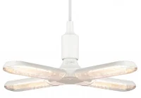 Фитолампа для растений светодиодная FITO-36W-Rа90-E27-FOLD 4-х лепестковая полного спектра 36 Вт Е27 ЭРА Б0061430