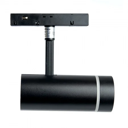 Светильник светодиодный трековый магнитный на шинопровод ДПО-10w 4000К 800Лм 48v черный FERON MGN304 41951