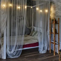 Гирлянда светодиодная Звезда 2.5м 200 светодиодов теплый белый Провод прозрачный ULD-S0250-200/S TA WARM WHITE IP44 STARBURST Uniel UL-00008564