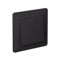 ATLASDESIGN AIR 1-постовая РАМКА, КАРБОН/дымчатый черный Systeme Electric ATN221001