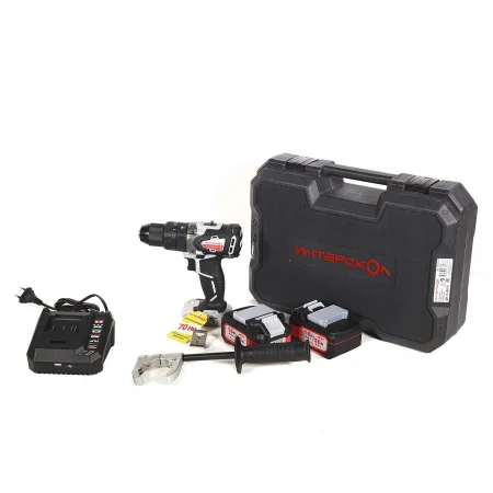 ДАУ-13/36В 70 бесщеточная ударн. аккум. дрель-шуруп. Li-ion АПИ (кейс, 2 аккум. 2.0Ач. ЗУ) Интерскол 813.2.2.70