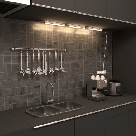 Светильник линейный светодиодный ДБО 5 Вт 400 лм 4000К AC 220В IP20 310х22х33мм TL Elementary Gauss GAUSS TL001