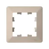 ATLASDESIGN AIR 1-постовая РАМКА, ПЕСОЧНЫЙ/дымчатый белый Systeme Electric ATN221201