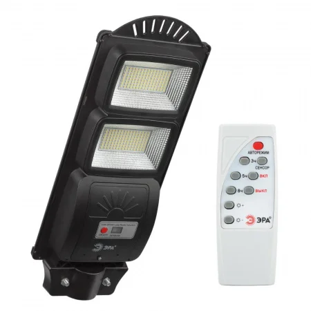 Б0046799 Консольный светильник на солн. бат., SMD, 40W, с датч. движ., ПДУ, 700Лм, 5000К, IP65 ЭРА 