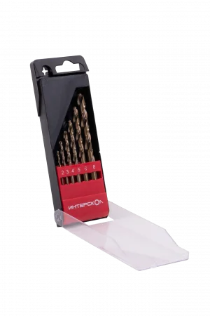 18401.006 Набор сверел по металлу из быстрорежущей стали HSS-CO 6 шт Интерскол 