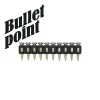 Гвозди усиленные по бетону  и металлу  CN EG bullet point 3.05х19 мм (1000 шт) Toua 30519stepEGBP