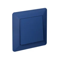 ATLASDESIGN AIR 1-постовая РАМКА, АКВАМАРИН/дымчатый черный Systeme Electric ATN221101