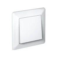 ATLASDESIGN AIR 1-постовая РАМКА, БЕЛЫЙ/дымчатый белый Systeme Electric ATN220101