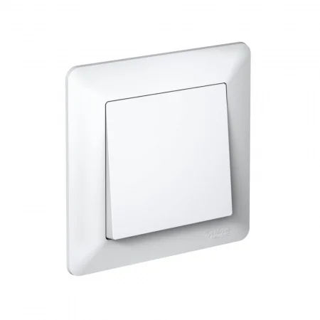 ATLASDESIGN AIR 1-постовая РАМКА, БЕЛЫЙ/дымчатый белый Systeme Electric ATN220101