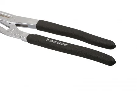 Клещи переставные 300мм с кнопочным шарниром раскрытие губ. 70мм(>75%) CrV Sturm HK1020-06-A300