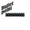 Гвозди усиленные по бетону  и металлу  CN EG bullet point 3.05х15 мм (1000 шт) Toua 30515stepEGBP